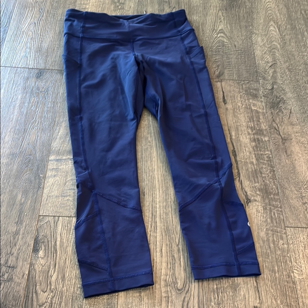 Lululemon Navy Blue Crop Leggings 4